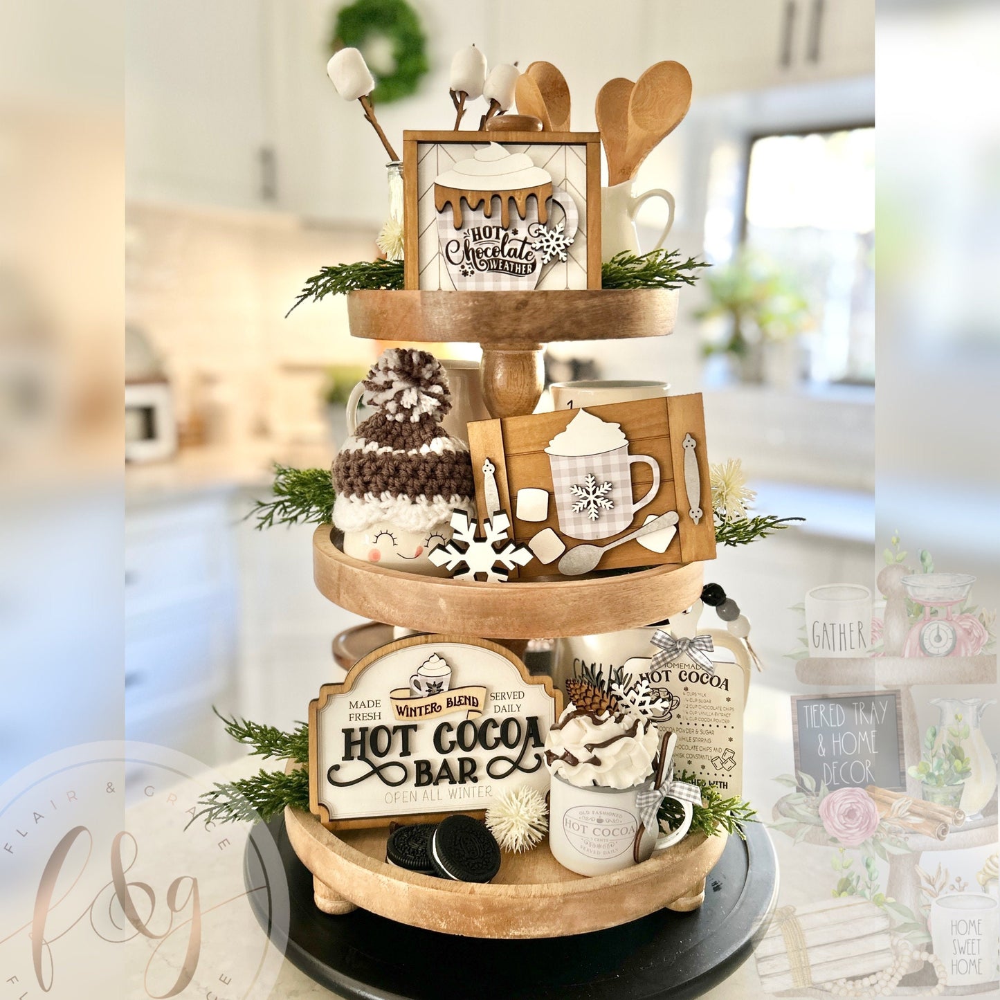 Farmhouse Winter Collection - Hot Cocoa Recipe Sign