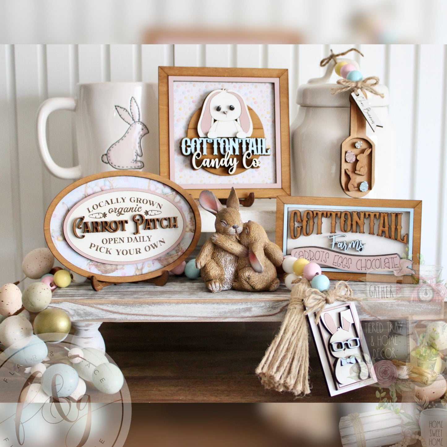 Cottontail Candy Co Easter Collection - Canister Scoop