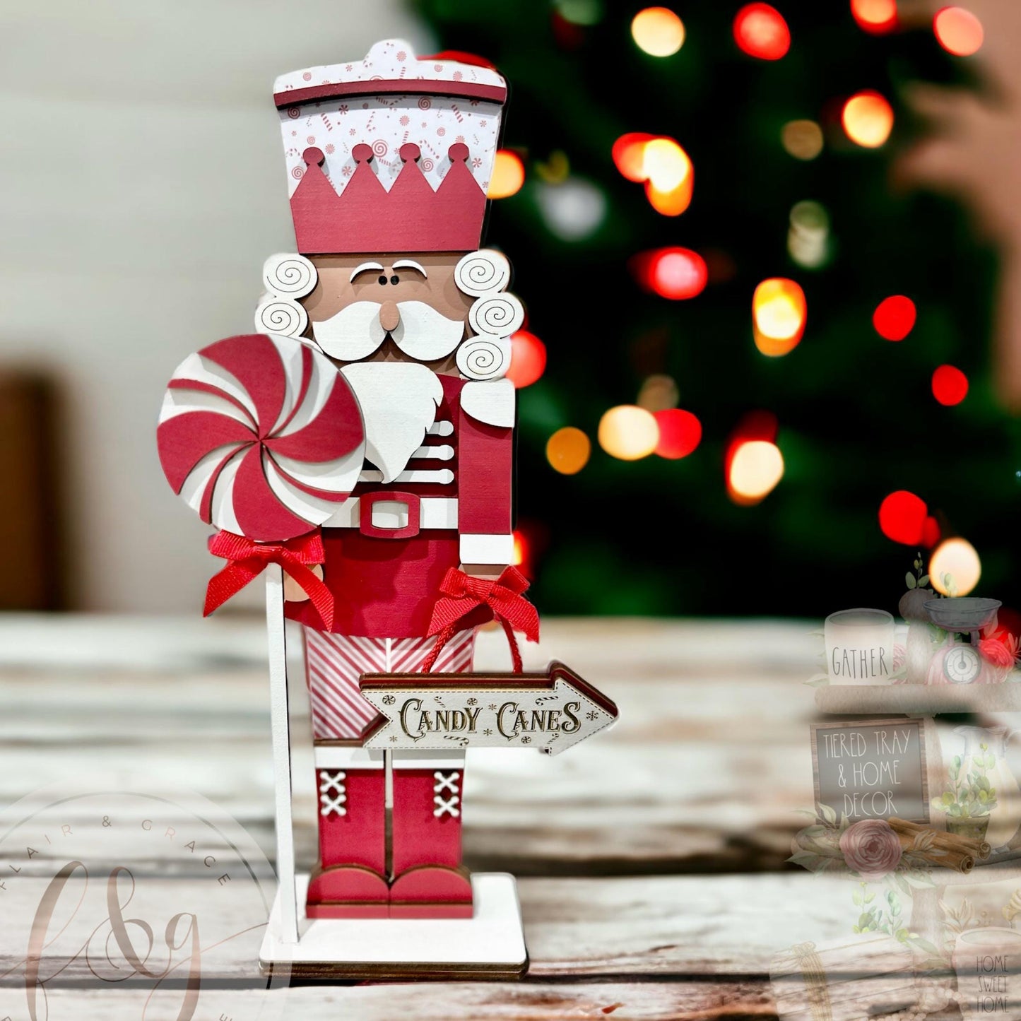 Candy Cane Nutcracker