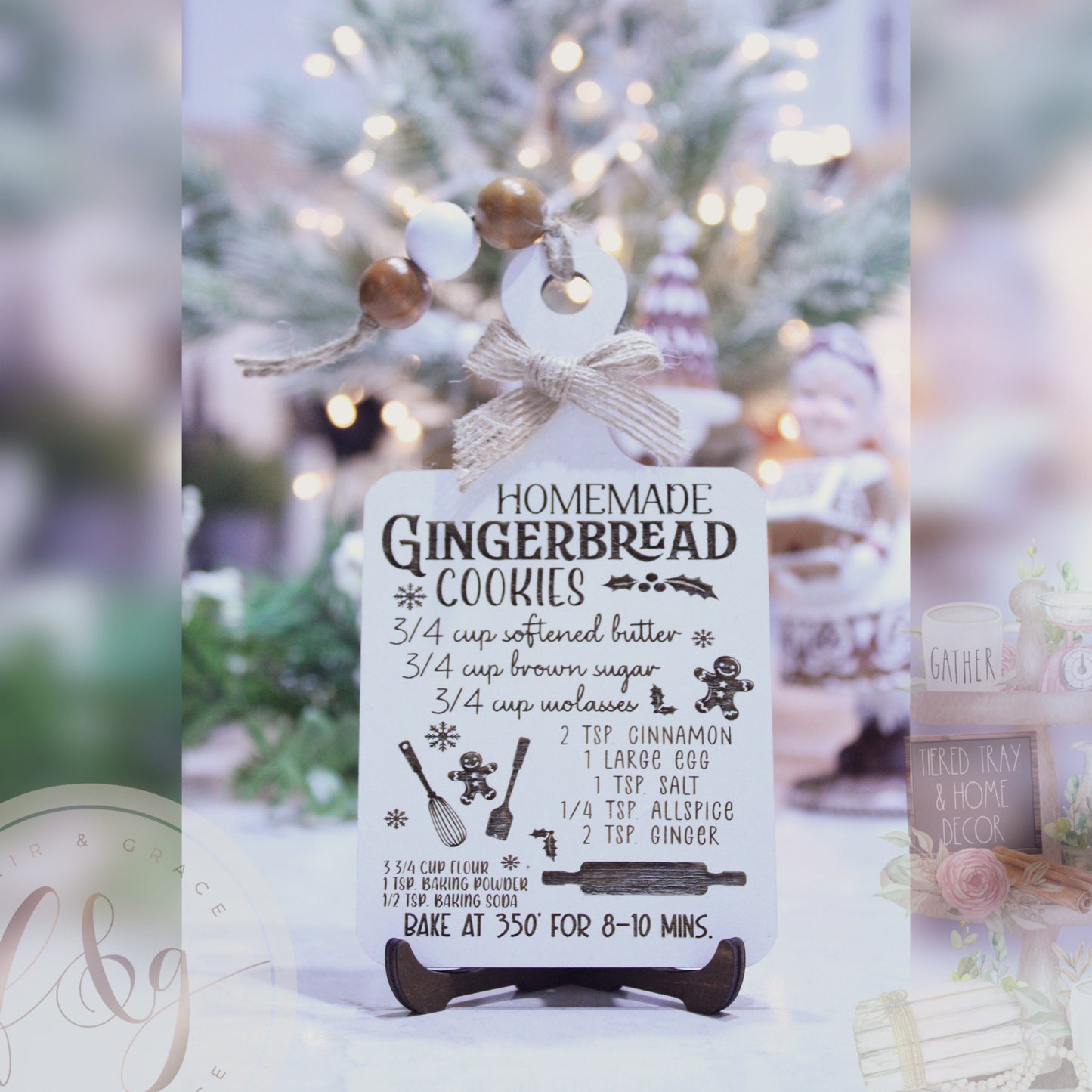 Gingerbread Dve Collection - Gingerbread Recipe Board