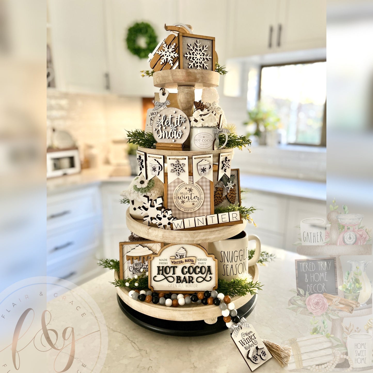 Farmhouse Winter Collection - 5 piece Base Set