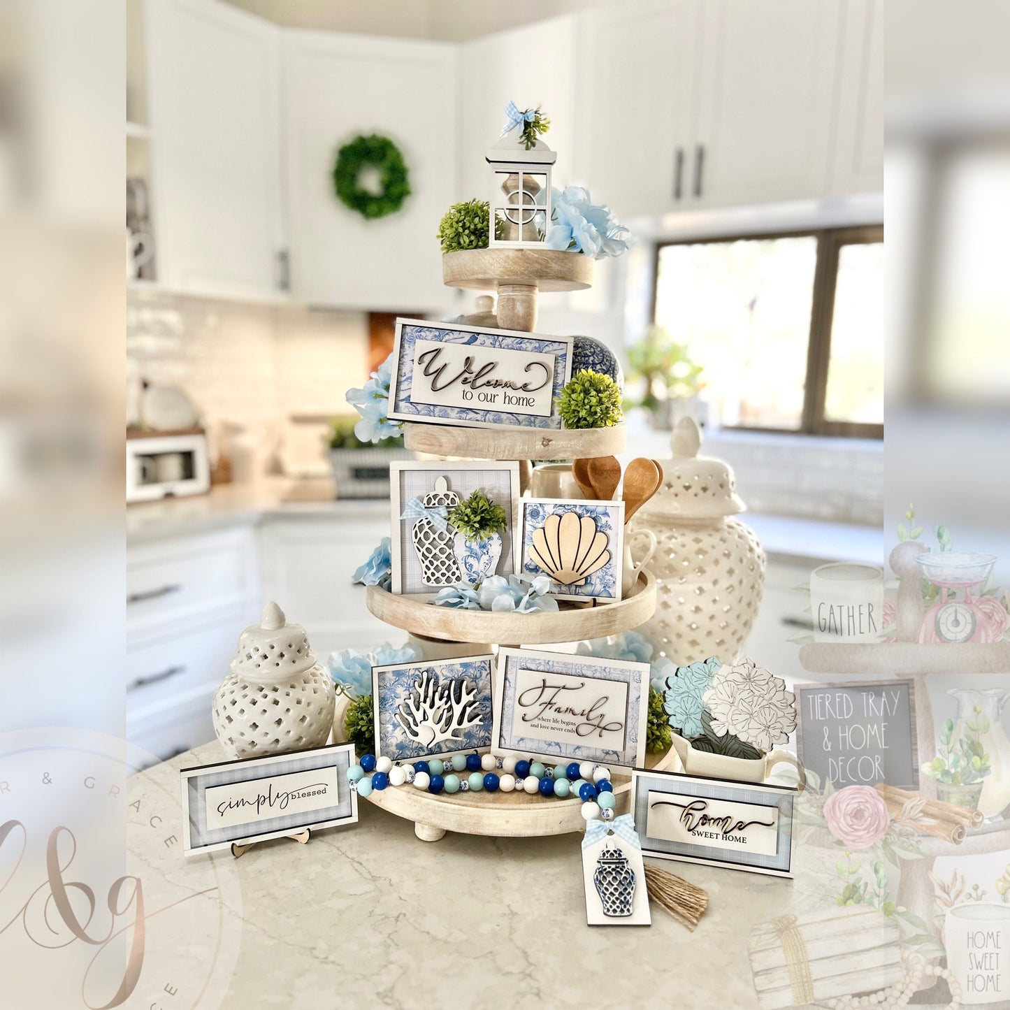 Hamptons Collection - Home Sweet Home sign