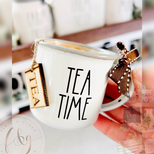 Tea Time Collection - Tea Time Faux Tea Mini Mug
